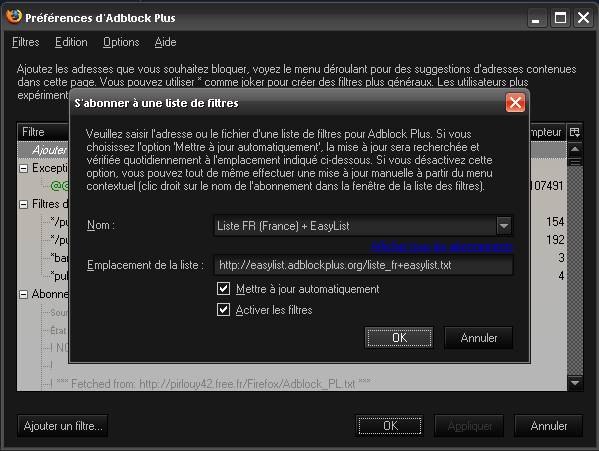 Screenshot de S'abonner